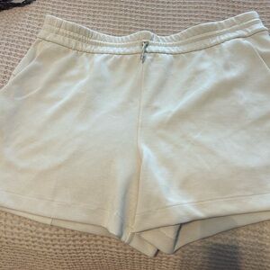 Lululemon Athletica Cream Athletic Shorts
